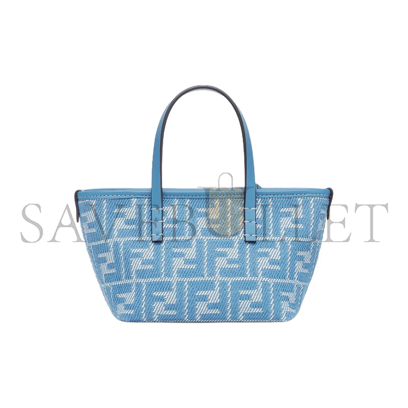 F**di roll mini fabric blue 8bs096aupxf1skl (15.5*13*11cm)